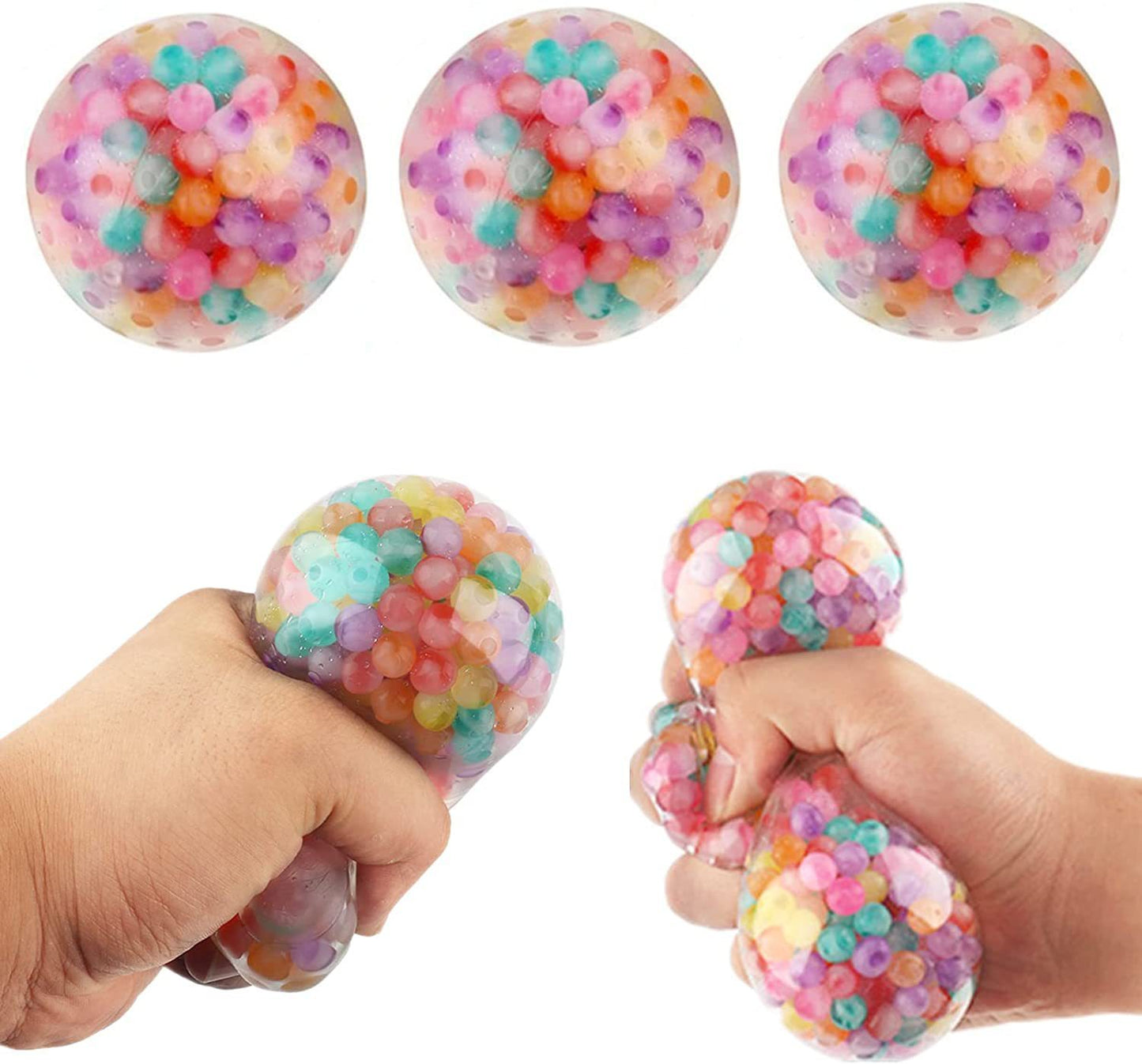 Stress Relief Ball Squeezing Toy TPR Soft Rubber Slow Rebound Vent Ball