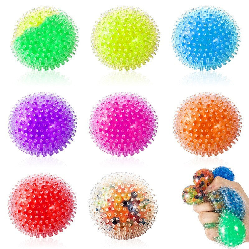 Stress Relief Ball Squeezing Toy TPR Soft Rubber Slow Rebound Vent Ball