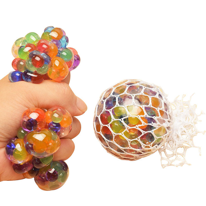 Stress Relief Ball Squeezing Toy TPR Soft Rubber Slow Rebound Vent Ball