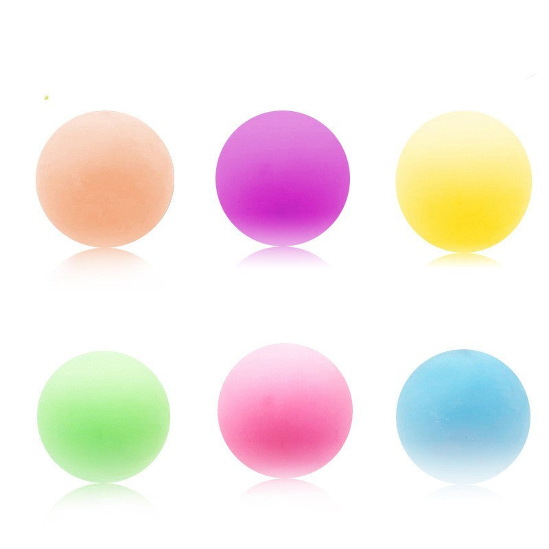 Stress Relief Ball Squeezing Toy TPR Soft Rubber Slow Rebound Vent Ball